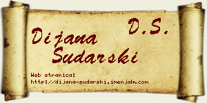 Dijana Sudarski vizit kartica